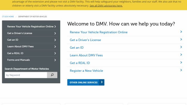 CT DMV Branches to Close Beginning Wednesday, March 18, 2020