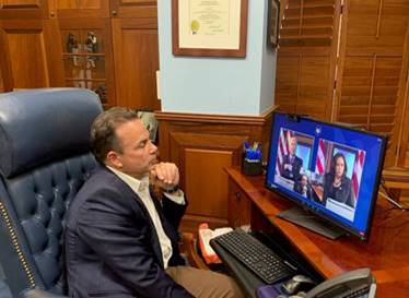 BridgeportMayor Ganim, Leadership of U.S. Conference of Mayors Join Video Conference with President- Elect Biden and Vice President-Elect Harris